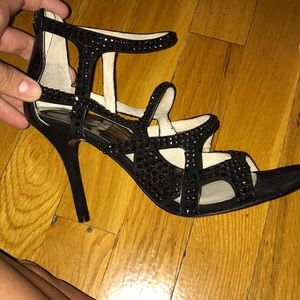 Black studded Michael KORS heels size 8